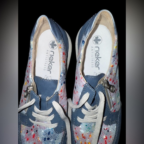 Women's Rieker Comfort & Style 50900 Angela Jeans/Ciel-Multi/Sky Size 42 - Picture 6 of 8